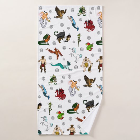 D&D-doeken en -monsters Bad Handdoek (Badhanddoek)