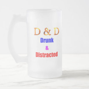D&D Drink en afgeleid Matglas Bierpul