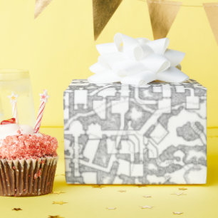 D&D Dungeon Map-overlooppapier Cadeaupapier