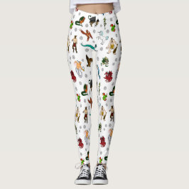 D&D Dungeons en Dragons Dice en creaties Leggings