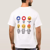 D&D Emojis T-shirt (Achterkant)