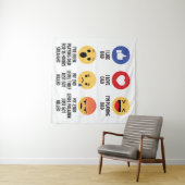 D&D Emojis Wandkleed (In Situ (horizontaal))