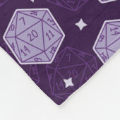 D&D Gooi Deken, Mythische D20 Fleece Deken (Hoek)