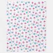 D&D Gooi Deken, Schattigee D20 Fleece Deken (Voorkant)