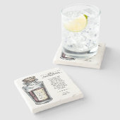 D&D Hoogste herstelpunt: marmer Onderzetter (Zijkant)