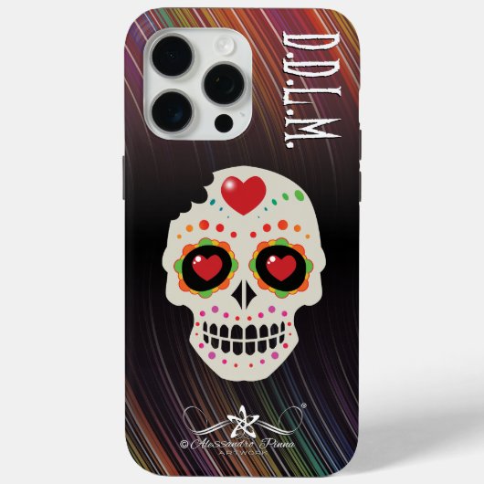 D.D.L.M. Calavera Case-Mate iPhone Case (Achterkant)