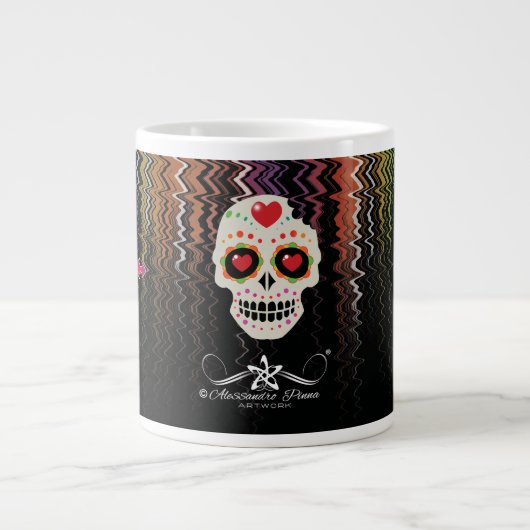 D.D.L.M. Calavera Grote Koffiekop (Voorkant)