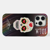 D.D.L.M. Calavera iPhone Hoesje (Achterkant horizontaal)