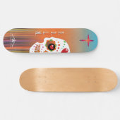 D.D.L.M. Calavera Persoonlijk Skateboard (Horizontaal)