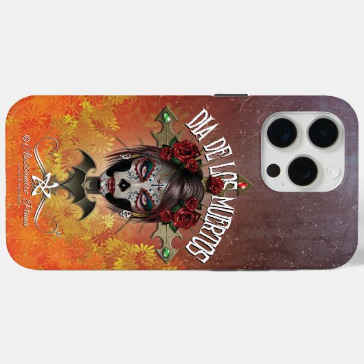 D.D.L.M. La Catrina Case-Mate iPhone Case (Achterkant (horizontaal))
