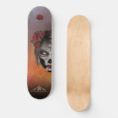 D.D.L.M. La Catrina Persoonlijk Skateboard (Voorkant)