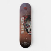D.D.L.M. La Catrina Persoonlijk Skateboard (Voorkant)