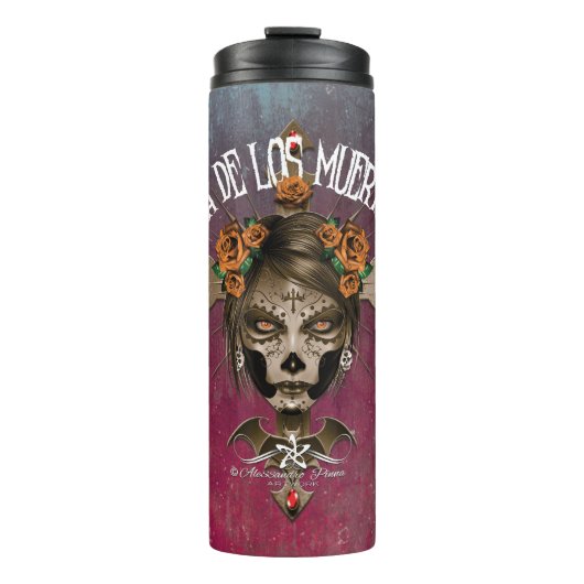 D.D.L.M. La Catrina Thermosbeker (Voorkant)