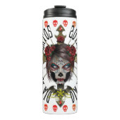 D.D.L.M. La Catrina Thermosbeker (Voorkant)