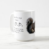 D.D. Oh kijk, er is een eekhoorn Koffiemok (Voorkant links)