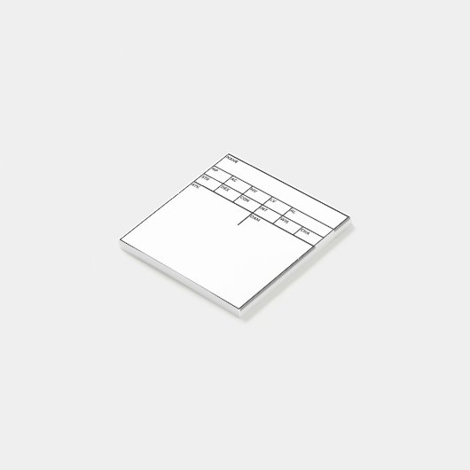 D&D Stat Block Post-It Post-it® Notes (Schuin)