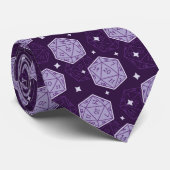 D&D Stropdas, D20 NeckTie, DNd Gift voor Dungeon M Stropdas (Opgerold)