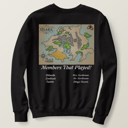 D&D Sweater!  Trui (Design achterkant)