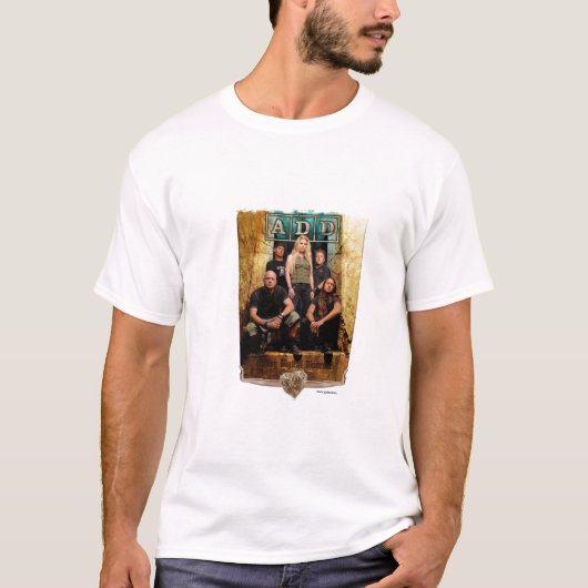D.D. T-shirt - wit (Voorkant)