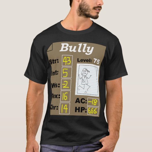 D&D-teken (Bully) T-shirt (Voorkant)