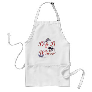 D & D Widow Apron Standaard Schort