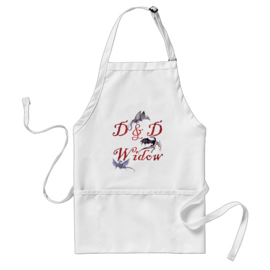 D & D Widow Apron Standaard Schort (Voorkant)