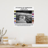 D-daagse invasie van een Poster met een witte acht (Keuken)