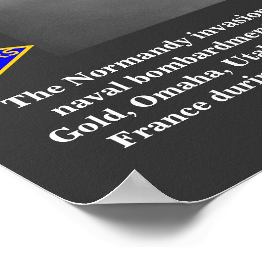 D-daagse invasie van normaal Poster (Hoek)