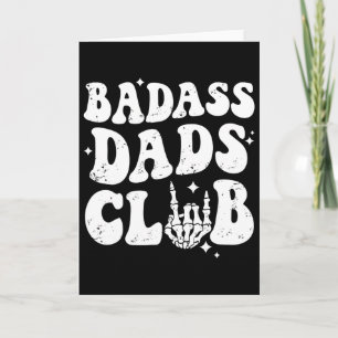 D Dads Club Grappige Papa Groovy Trendy Vaderdag Kaart