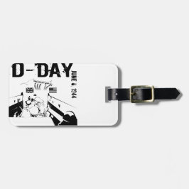 D-DAG 6 juni 1944 Bagagelabel