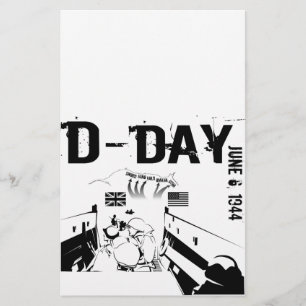 D-DAG 6 juni 1944 Briefpapier