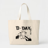 D-DAG 6 juni 1944 Grote Tote Bag (Voorkant)