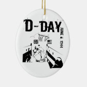 D-DAG 6 juni 1944 Keramisch Ornament (Rechts)