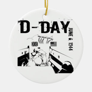 D-DAG 6 juni 1944 Keramisch Ornament
