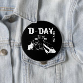 D-DAG 6 juni 1944 Ronde Button 4,0 Cm (In situ)