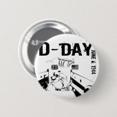 D-DAG 6 juni 1944 Ronde Button 5,7 Cm (Voorkant /achterkant)