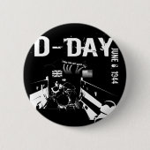 D-DAG 6 juni 1944 Ronde Button 5,7 Cm (Voorkant)