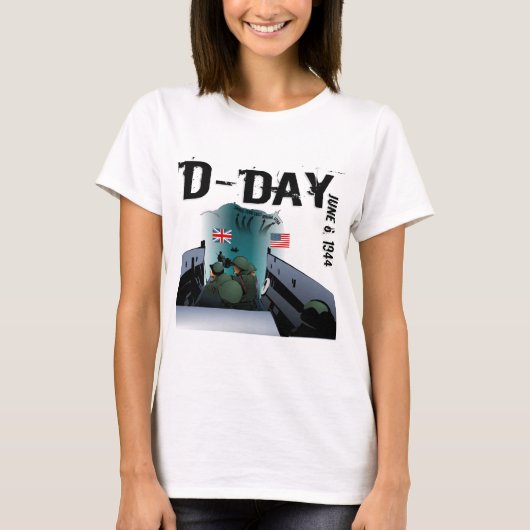 D-DAG 6 juni 1944 T-shirt (Voorkant)