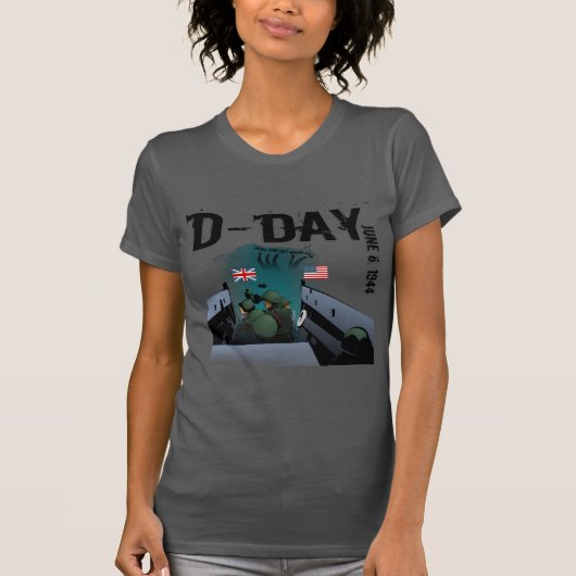 D-DAG 6 juni 1944 T-shirt (Voorkant)