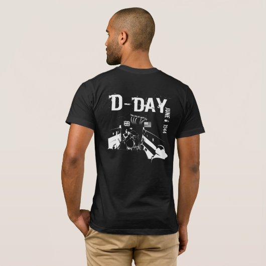 D-DAG 6 juni 1944 T-shirt (Achterkant volledig)