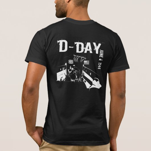 D-DAG 6 juni 1944 T-shirt (Achterkant)