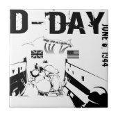 D-DAG 6 juni 1944 Tegeltje (Voorkant)