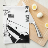 D-DAG 6 juni 1944 Theedoek (Quarter Fold)