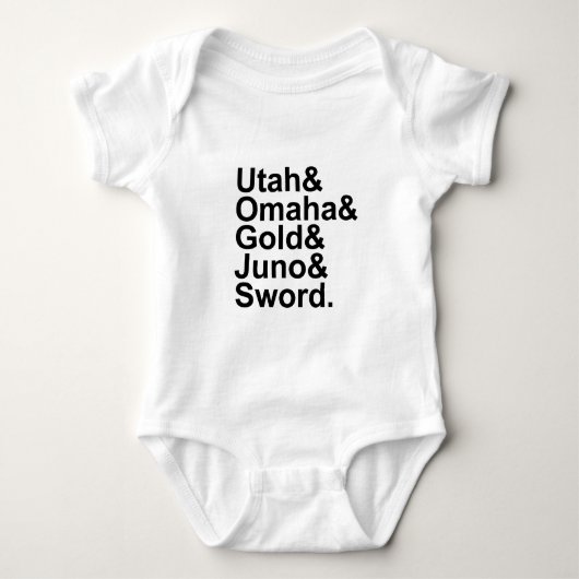 D-dagstranden | Utah Omaha Gold Juno Sword Romper (Voorkant)