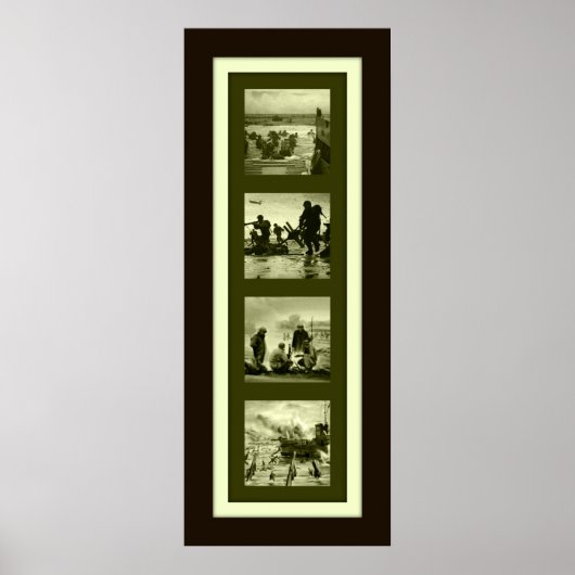 D-Day 65e Jubileum, Vier Plex-systemen Poster (Voorkant)