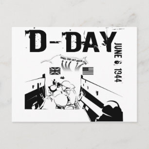 D-DAY 6 juni 1944 Briefkaart