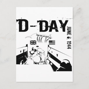 D-DAY 6 juni 1944 Briefkaart