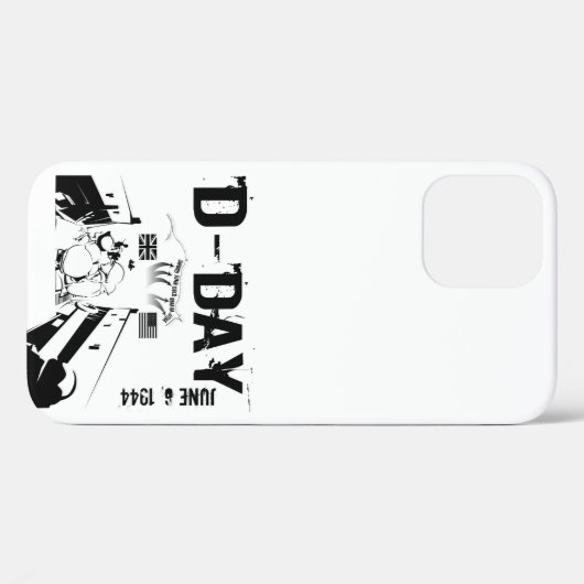 D-DAY 6 juni 1944 Case-Mate iPhone Case (Achterkant (horizontaal))