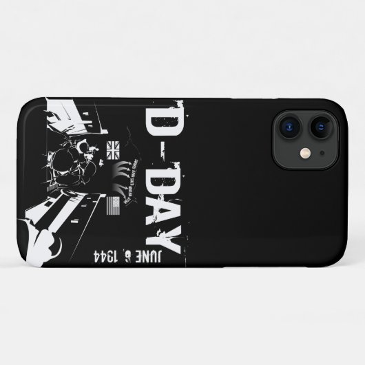 D-DAY 6 juni 1944 Case-Mate iPhone Case (Achterkant (horizontaal))