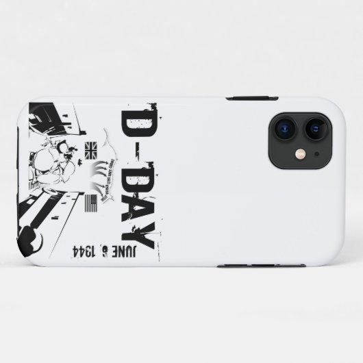 D-DAY 6 juni 1944 Case-Mate iPhone Case (Achterkant (horizontaal))